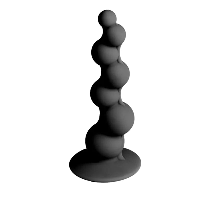 Silicone G-Spot Butt Plug with Suction for Stimulation