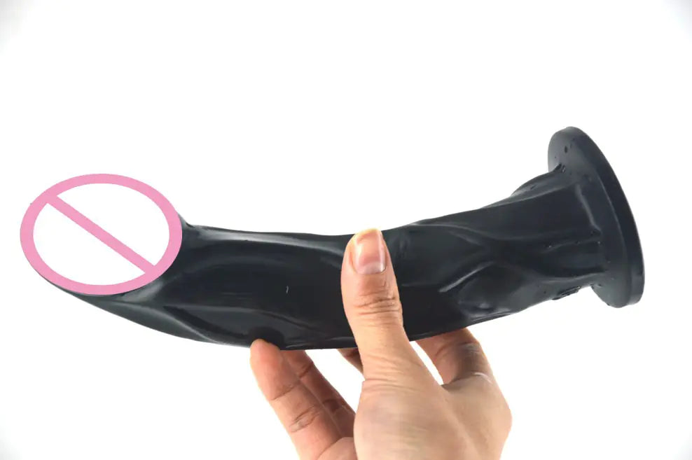 CHGD Horn-Shaped Realistic Adult Anal Plug and Dildo