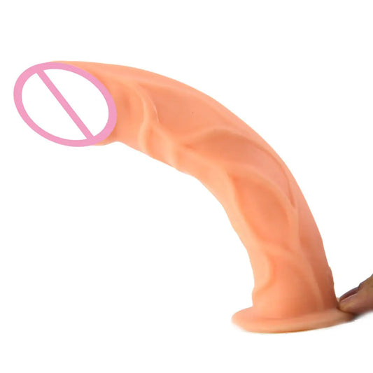 CHGD Horn-Shaped Realistic Adult Anal Plug and Dildo