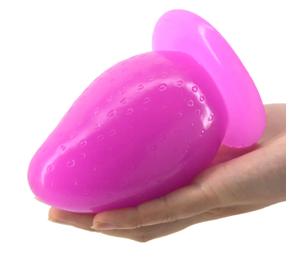 Mini Strawberry Texture Adult Toy and Butt Plug