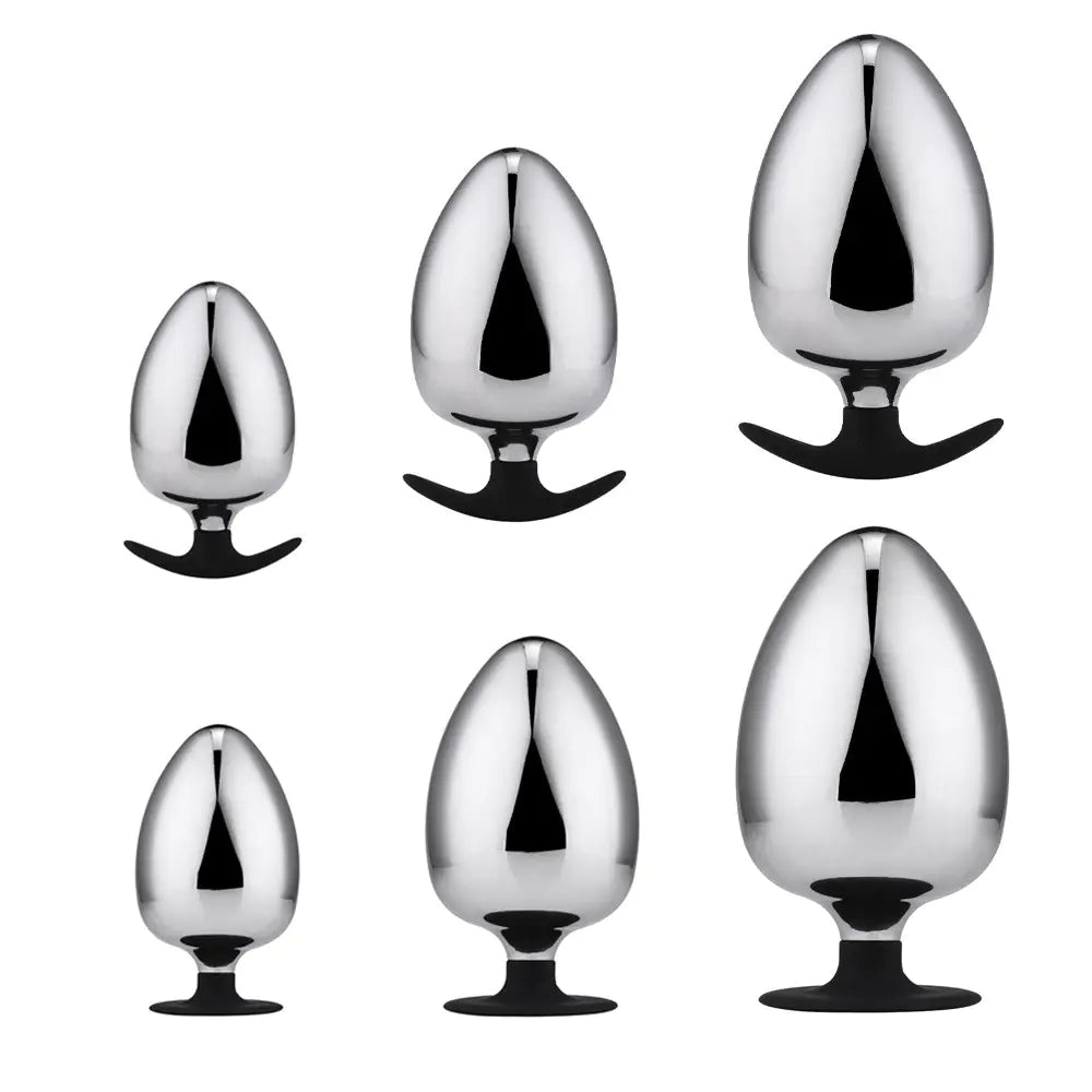 Large Metal Butt Plug for Adult Pleasure and Expansion