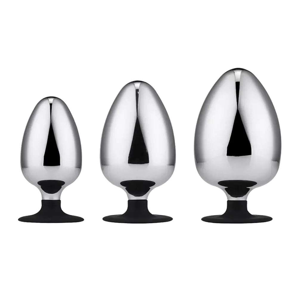 Large Metal Butt Plug for Adult Pleasure and Expansion