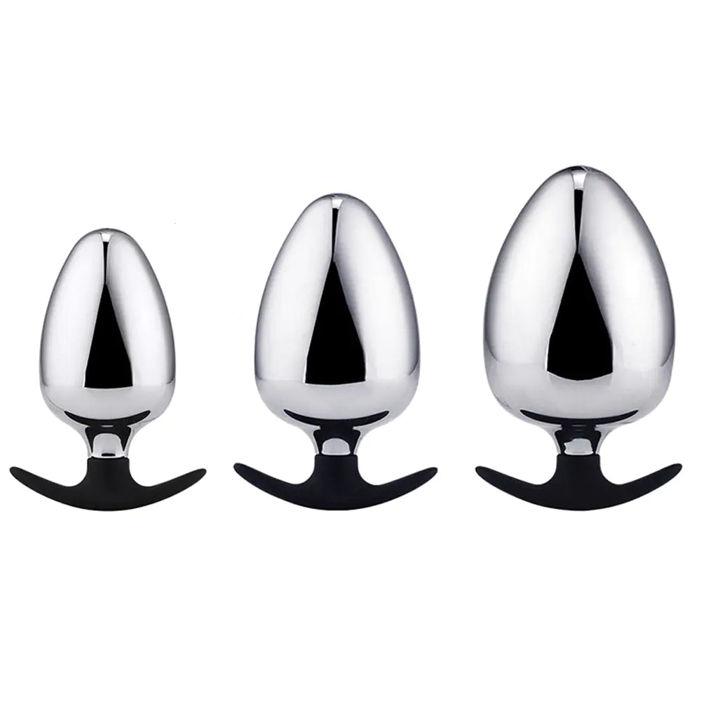 Large Metal Butt Plug for Adult Pleasure and Expansion