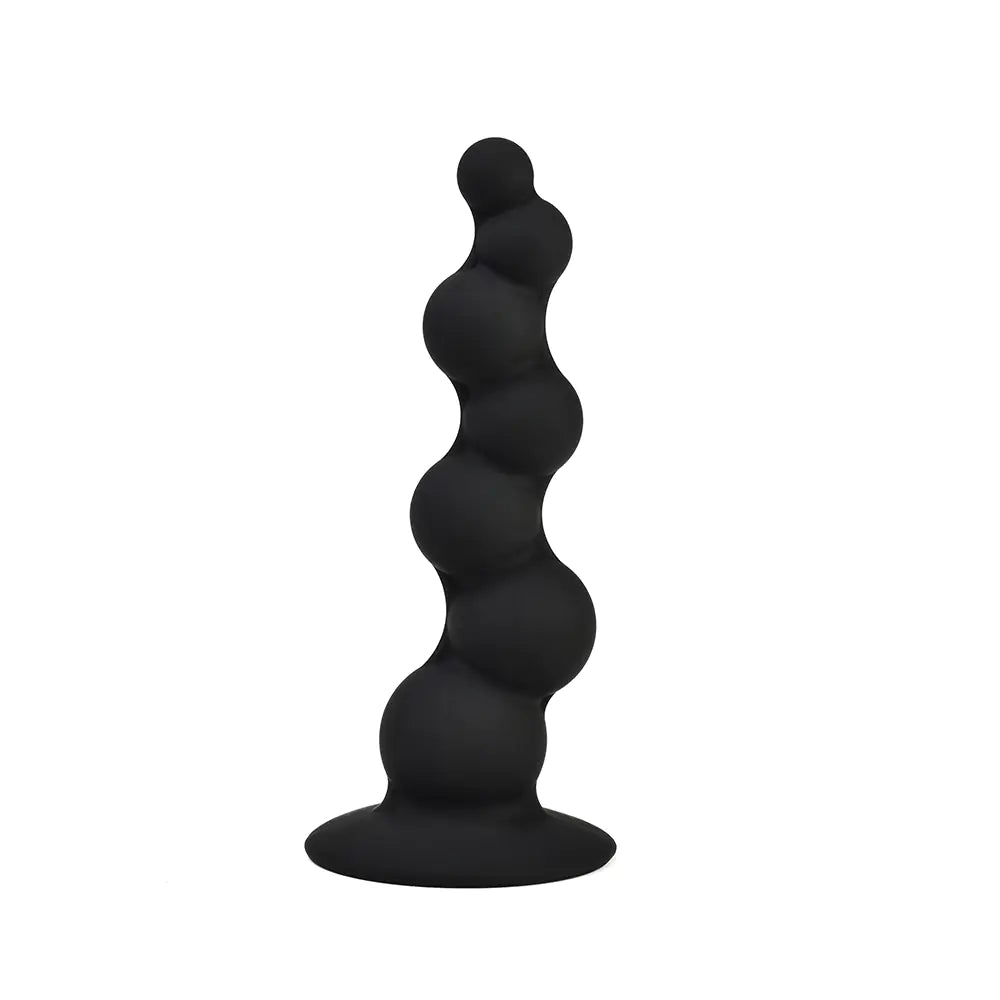 Silicone G-Spot Butt Plug with Suction for Stimulation