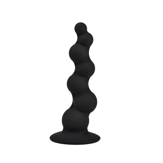 Silicone G-Spot Butt Plug with Suction for Stimulation